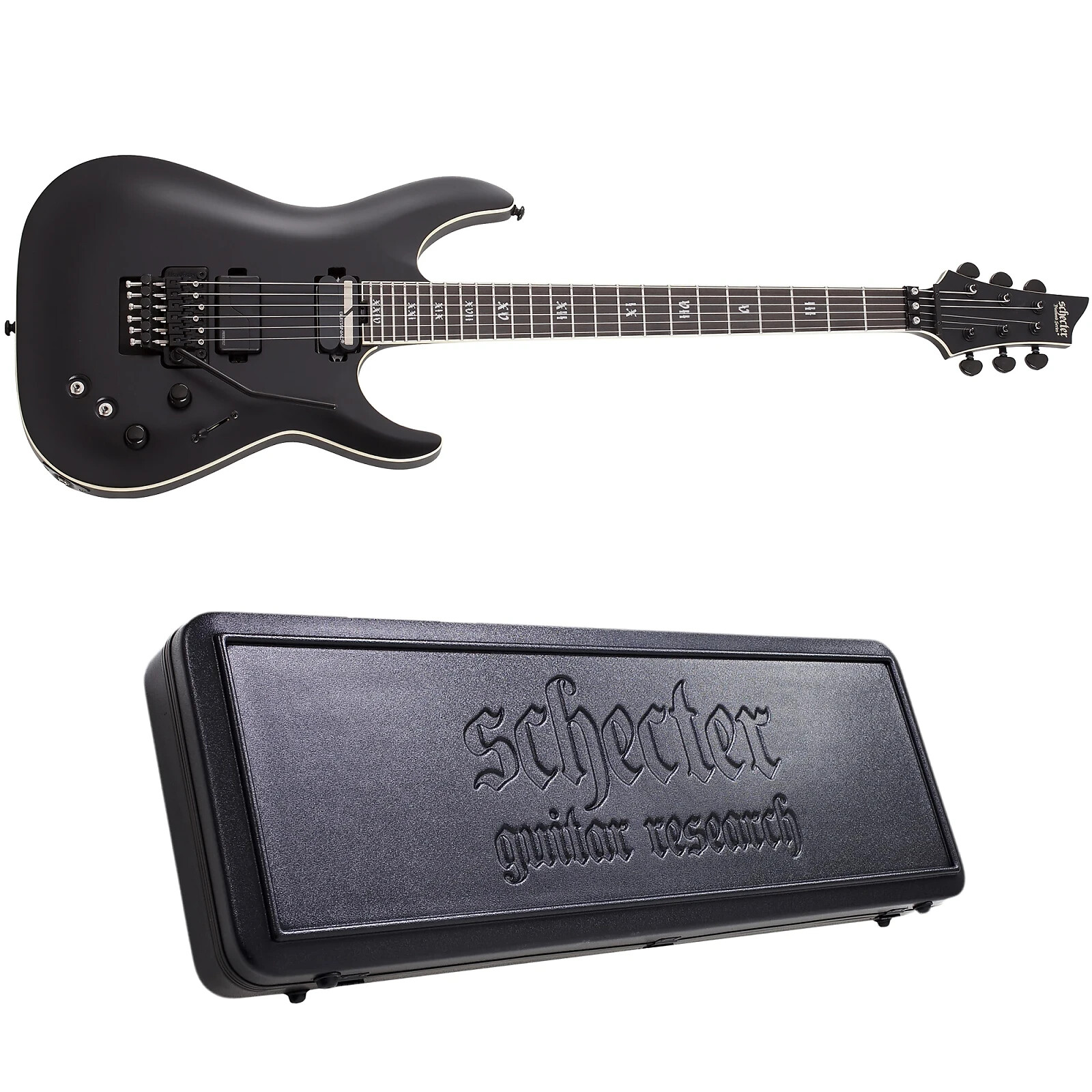 C-1 SLS Evil Twin+Schecterハードケース+BossAmp