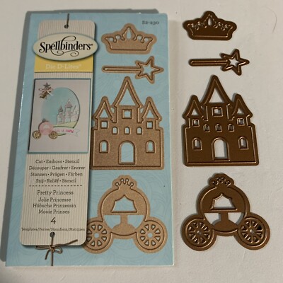 Spellbinders Die- PRETTY PRINCESS  D-Lites S2-230