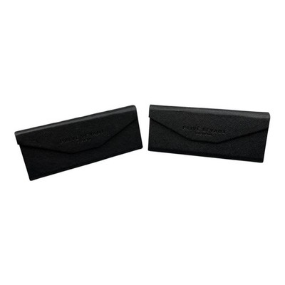 Lot of 2 Prive Revaux Sunglasses Cases Black Collapsible Folding Hard Shell Case