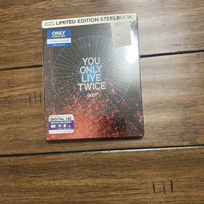 YOU ONLY LIVE TWICE - BEST BUY EXCLUSIVE STEELBOOK BLU-RAY (2015) [BRAND NEW]