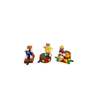 M&M 2006 Circus Train Lot Of 3 Replacement Cars Marching Band