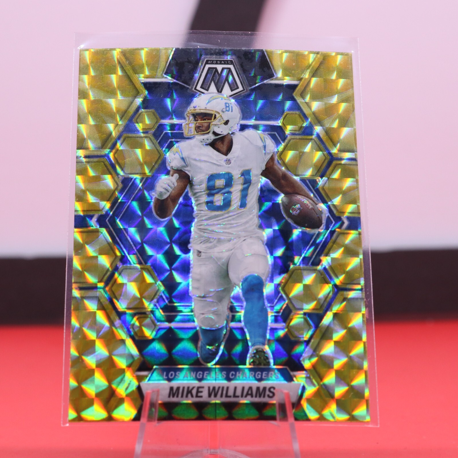 Miioo❤︎ 2023 Panini Mosaic Yellow Reactive 129 Mike Williams | eBay