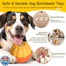 Interactive Dog Toys for Boredom, Dog Frozen Treat Toy to Keep Them Busy and Reduces Anxiety, Reusable Treat Dispensing Dog Toys Puzzle Toy for Small Medium Large Dogs, Low-Mess Design, Easy to Clean