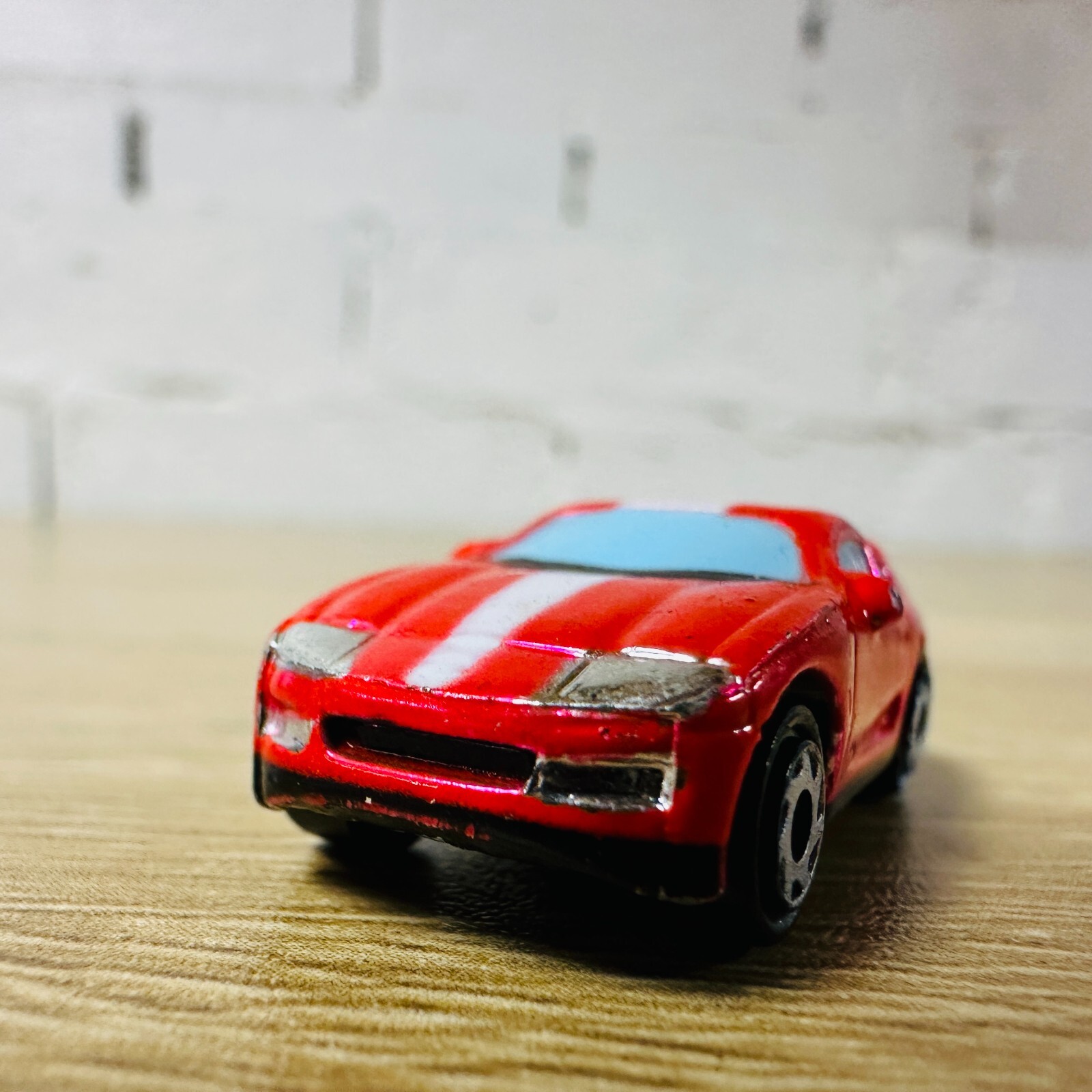 Micro Machines 90s Toyota Supra Red White Stripe JDM Galoob