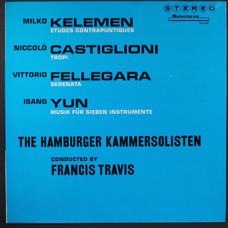 Milko Kelemen & Others: The Hamburger Kammersolisten Mainstream 12 