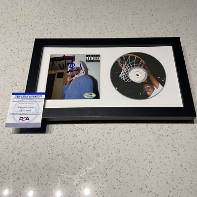 SHECK WES SIGNED MO BAMBA CD ALBUM AUTOGRAPH RAPPER MUDBOY Travis Scott PSA COA