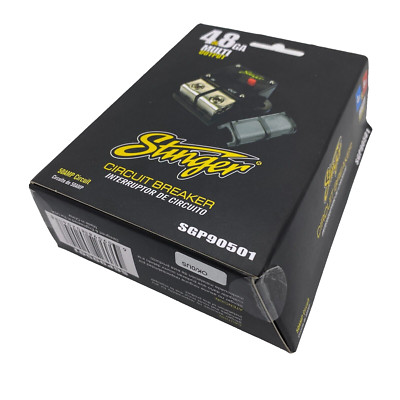 Stinger SGP90501 Circuit Breaker 50Amp with Reset/Disconnect 1/0ga or 4ga