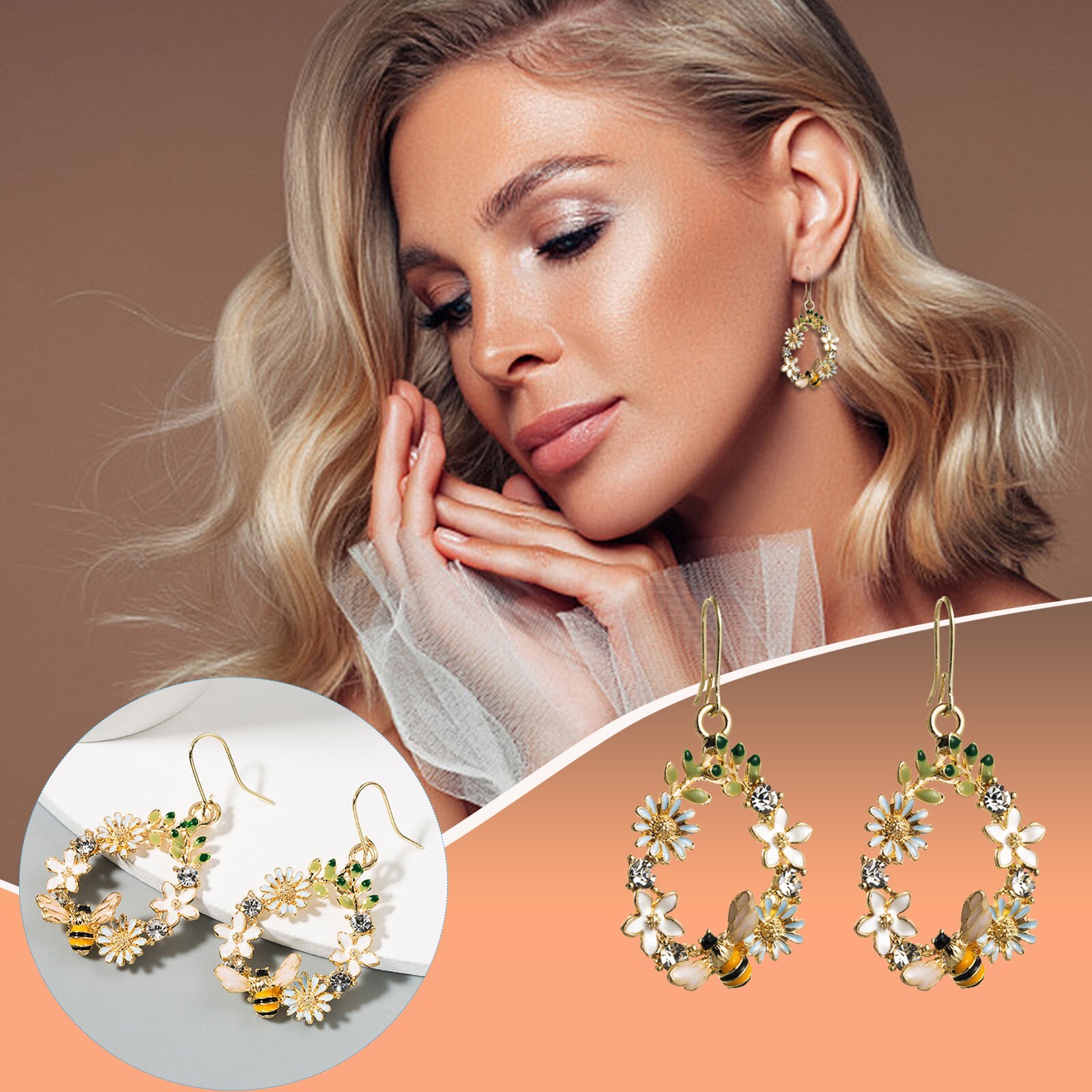 Alloy Earrings Female