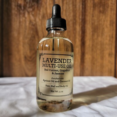 Provence Beauty Lavender Multi Use Oil Red Currant Grapefruit Jasmine 4 fl oz