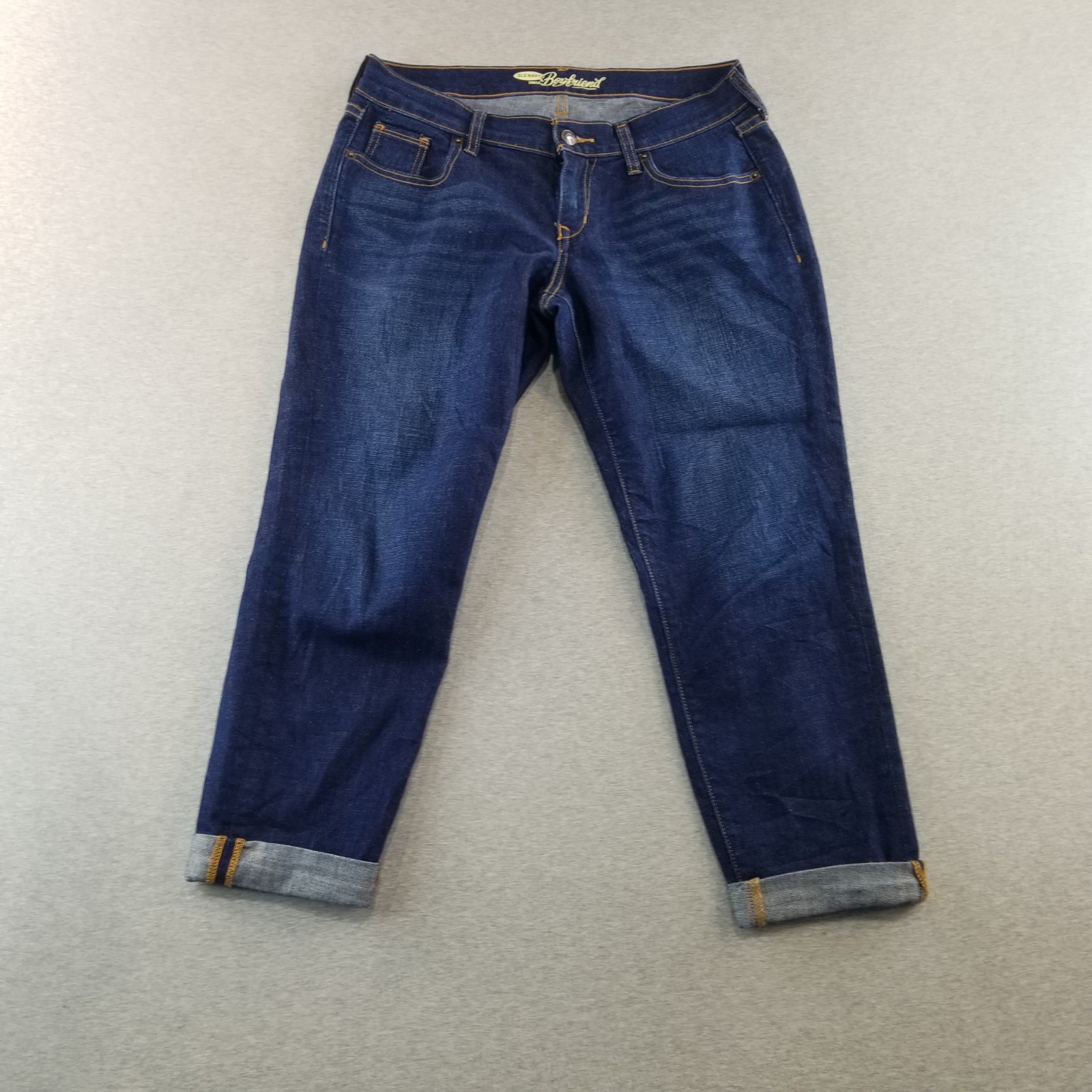 Old Navy Jeans Women's Sz 4 The Boyfriend Dark Wash Normcore Cute Nice Quality