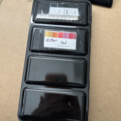 New Handmade Metallic Watercolors -34 paints In New Tin Palette