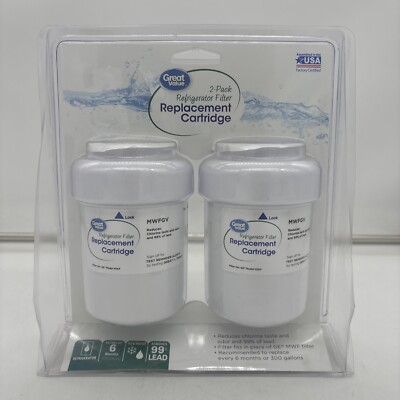 Great Value GV2PKMWF-MWFGV Water Filter Replacement Cartridges RM-24 (2 PACK)