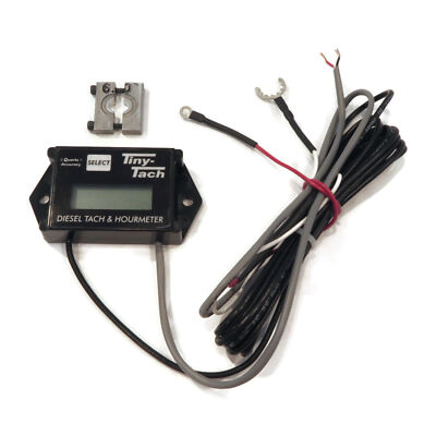 Diesel Tachometer Hour Meter with 6mm Transducer for Design Technology Inc MDS-6