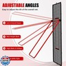 Volleyball Rebounder Net - Portable 7x4 ft Training Equipment for Spike and Smash Practice - 5 Rebound Angles Custom Target Area for Volleyball Sports Training，Red