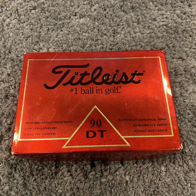 Titleist 90 DT Golf Balls - 3 Full Sleeves 9 Golf Balls Total - Brand New in Box