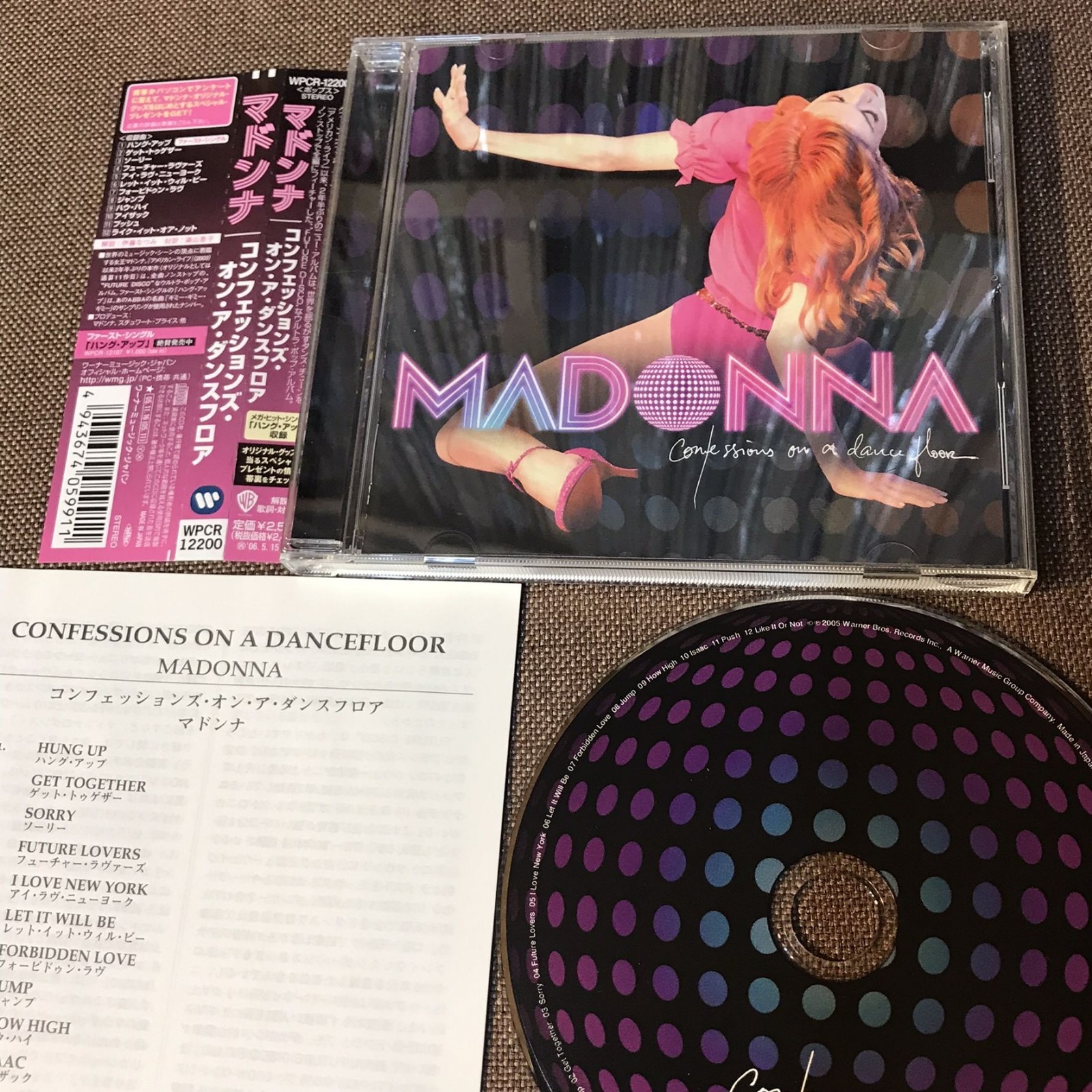 マドンナ CD MADONNA Confessions On A Dance Floor JAPAN CD WPCR-12200 OBI