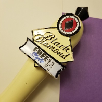 Beer Tap Handle Black Diamond Brewing Free Style Belgian Blonde Beer Tap Handle