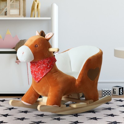 alpaca rocking horse