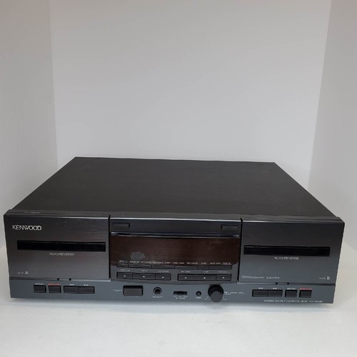 美品メンテナンス整備済みKENWOOD製カセットデッキKX-W6080 Kenwood KX-W6080 Stereo Double Cassette Deck - Double