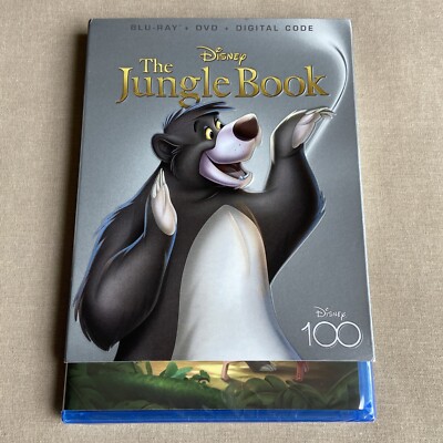 Walt Disney: The Jungle Book (Blu-ray & DVD & Digital NEW w 100 Slipcover) Baloo