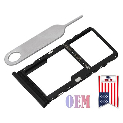 OEM SIM Tray MicroSD Memory Card Holder Slot +PIN Repalce For TCL 30 XE 5G T767W