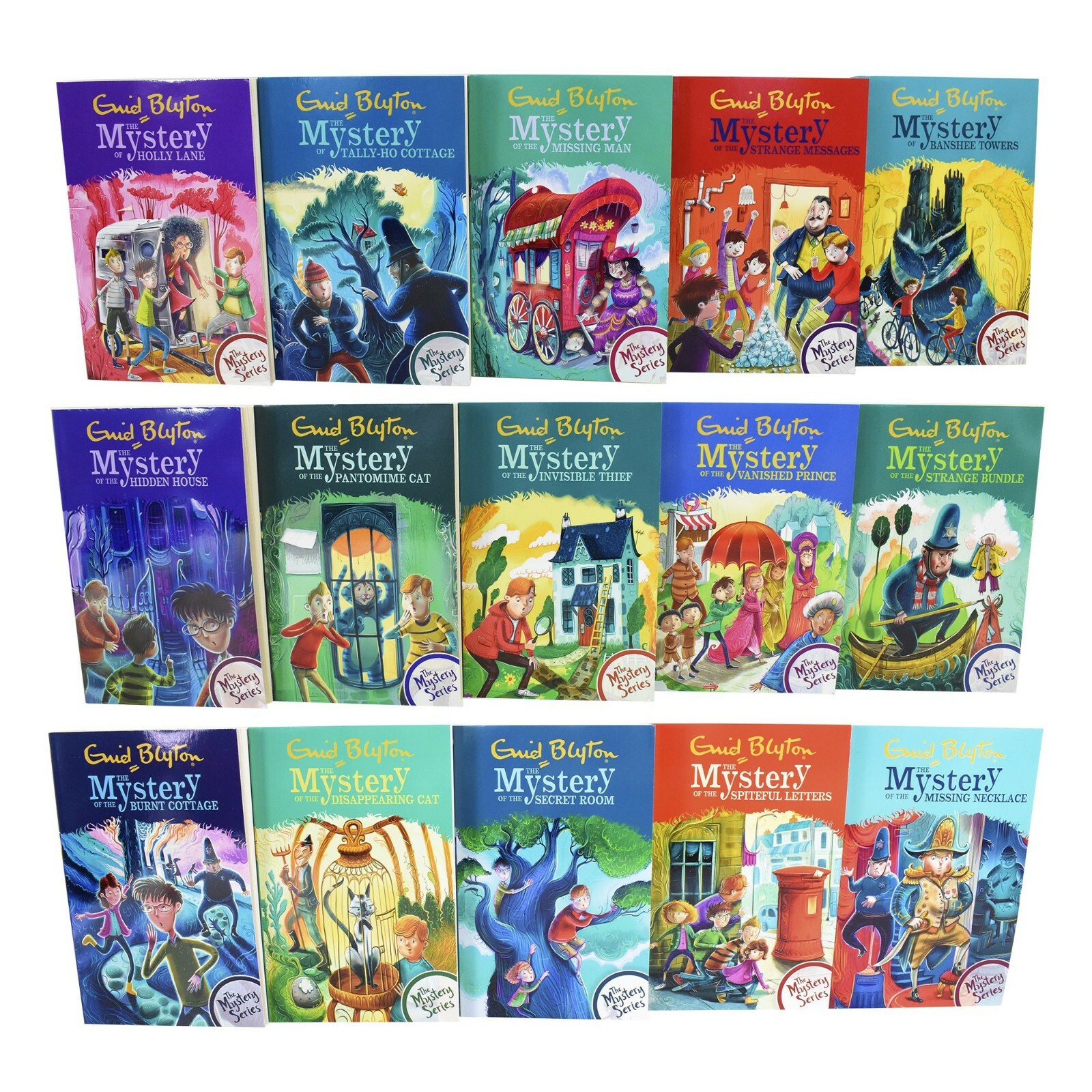 Mystery Series FindOuters Complete 15 Books Collection Box Set ByEnid