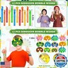 168Pcs Dinosaur Birthday Party Favors, Dino Party Favors Include Masks Bubble Stamps Hatching Eggs Bags Craft Bookmarks DIY Stickers Slap Bracelets for Dinosaur Birthday Party Decorations Supplies