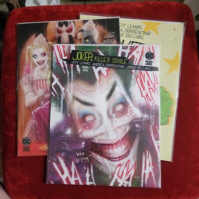 *NEW* Dc Black Label Joker: Killer Smile Set 1-3 1st Print Bagged Boarded