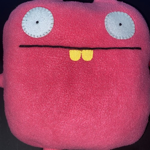Ugly Doll Pink Plush Monster Wippy Yellow Teeth Stuffed Animal Toy Pillow Lovey