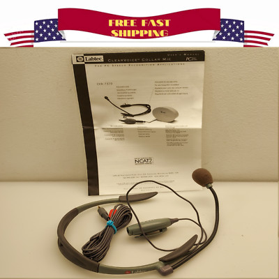 LABTEC CLEARVOICE PROFESSIONAL NOISE CANCELLING HIGH OUTPUT MICROPHONE COLLAR