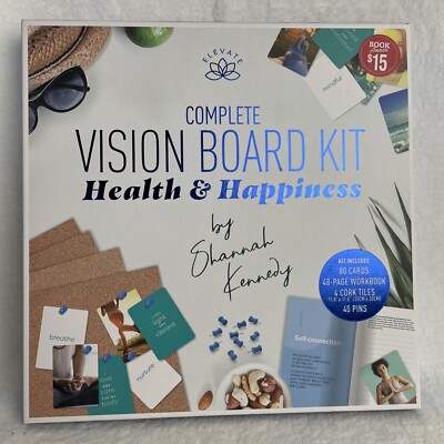 Lot Of 3 Complete Vision Board Kits Power of Intention Heath Happiness Gifts
