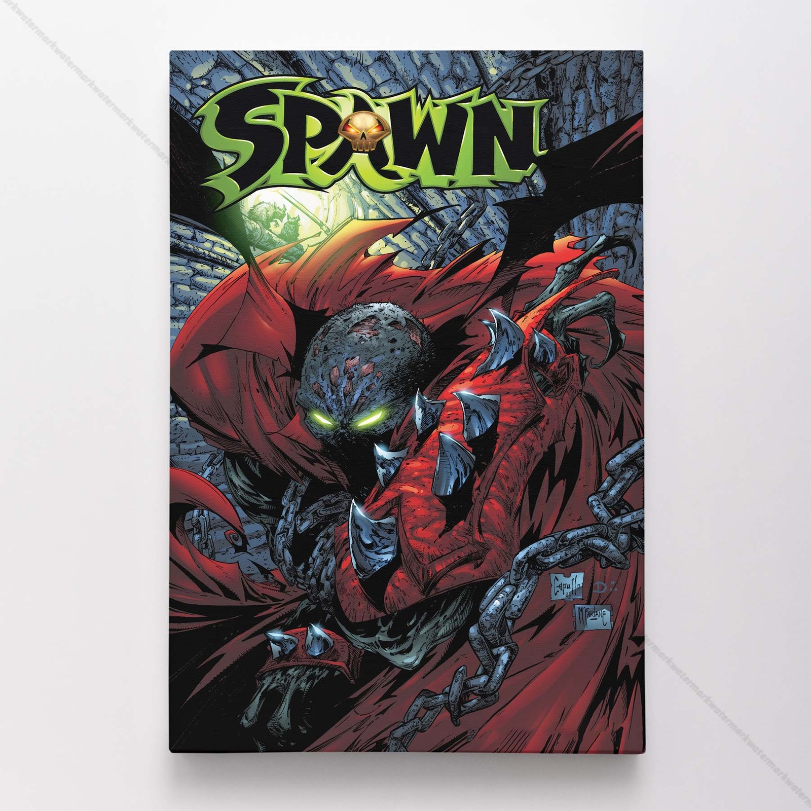 Spawn 116 Poster Canvas Comic Book Cover Art Print #A
