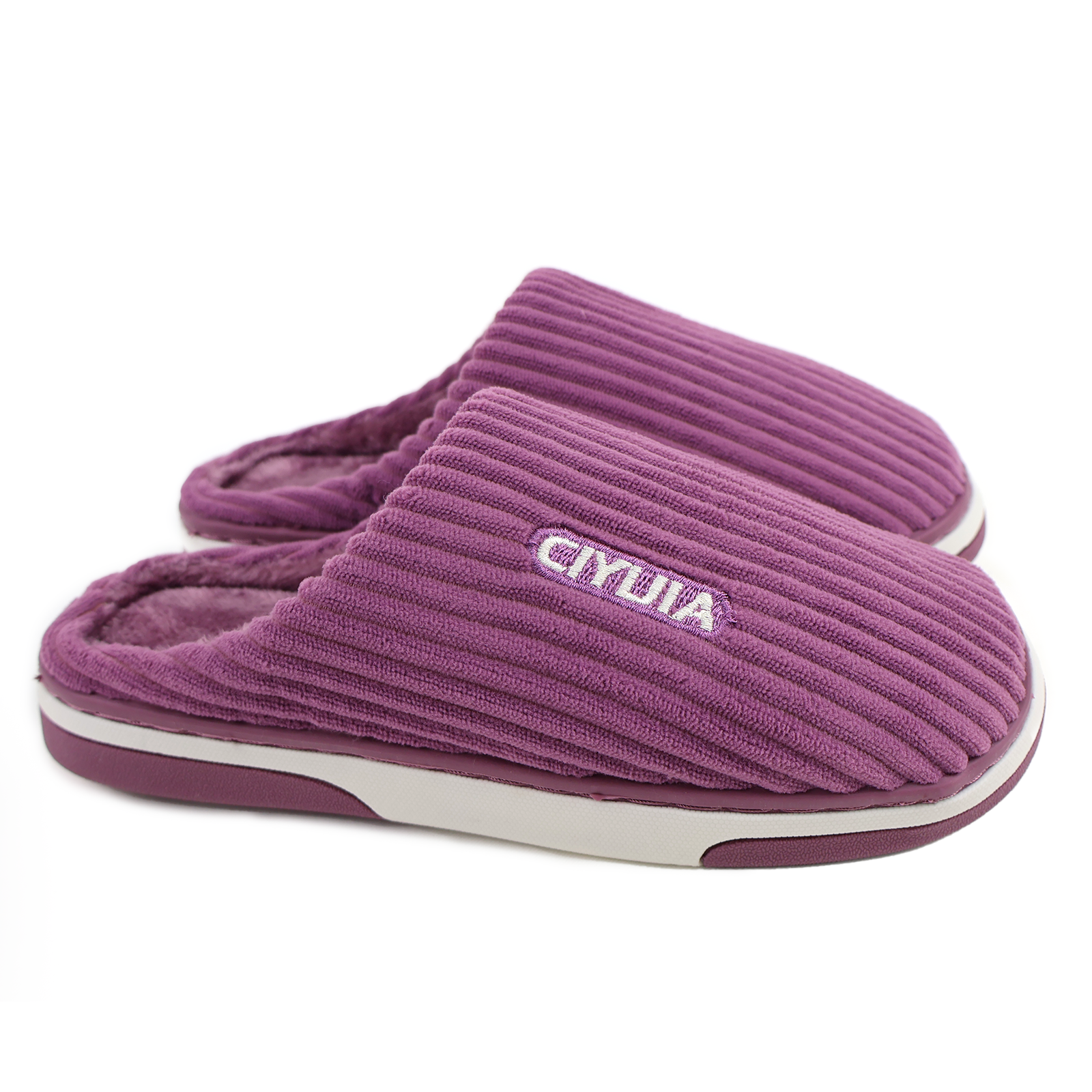 Women Mens House Slippers Indoor Shoes Casual Snow Soft Non-Slip Edge Home Shoes