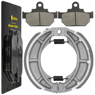 Front Brake Pads & Rear Brake Shoes for Suzuki GZ250 Marauder 250 1998-2010