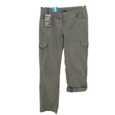NWT KUHL Splash Roll Up Pant Green Cargo Stretch Women's Size 10