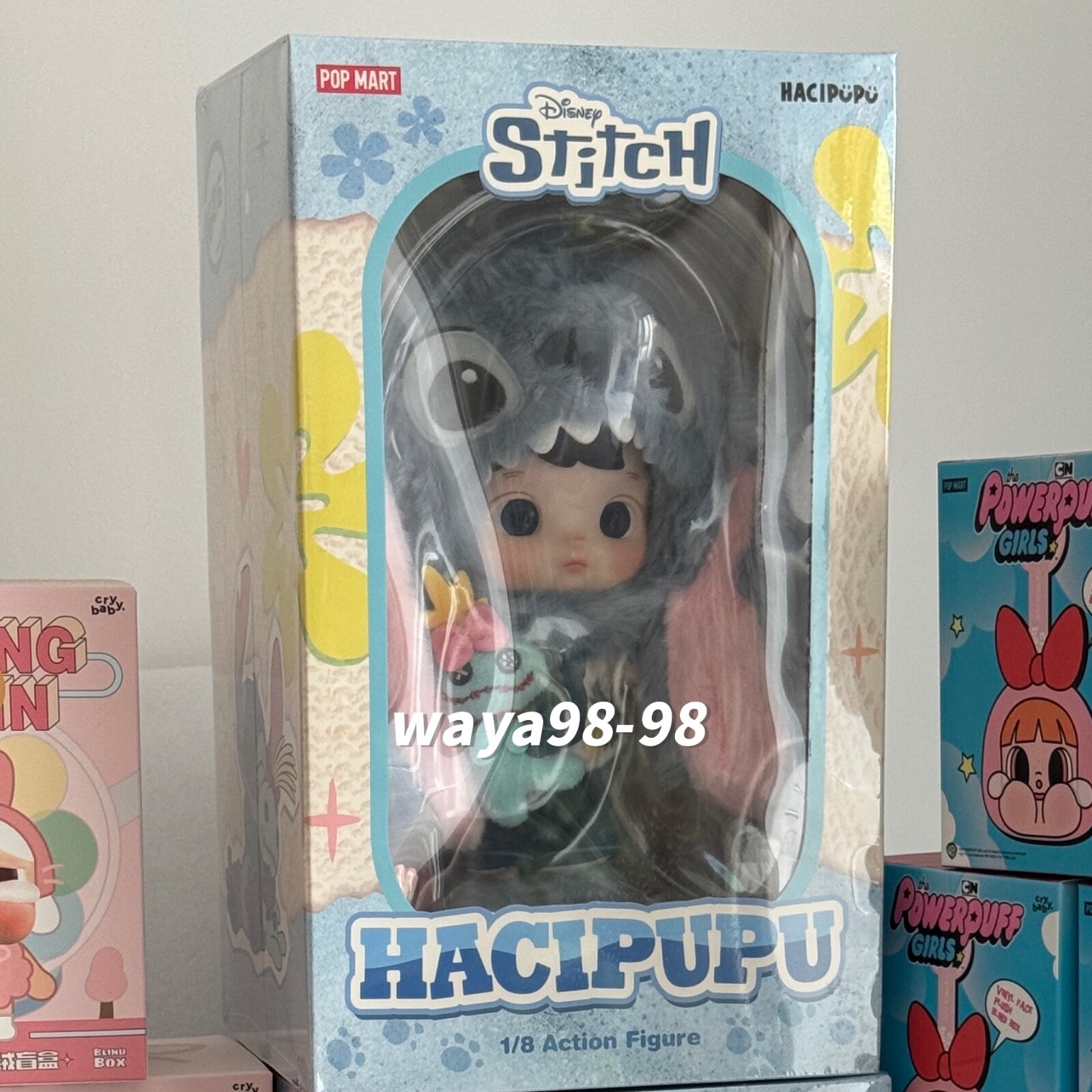 ON HAND UNOPENED 100% Legit POPMART HACIPUPU STITCH 1/8