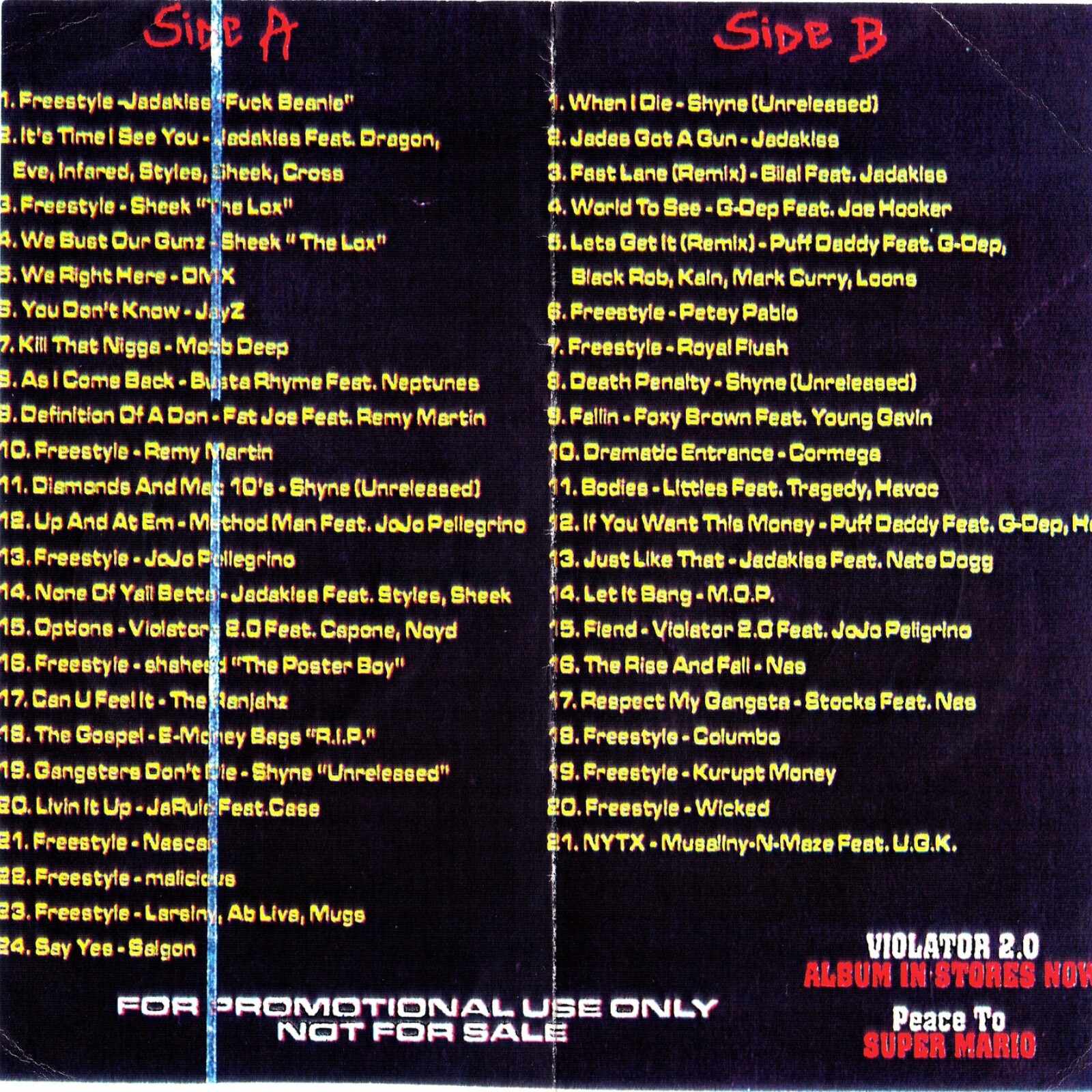 DJ KAY SLAY - RETURN OF THE JADA DOUBLE CD - RAP HIP HOP NYC MIXTAPE MIX CD