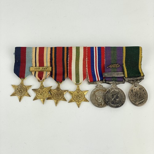 WW2 & Later Mentioned In Dispatches Miniature Medal Group