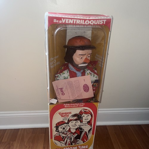 vintage EMMETT KELLY the famous clown VENTRILOQUIST DOLL
