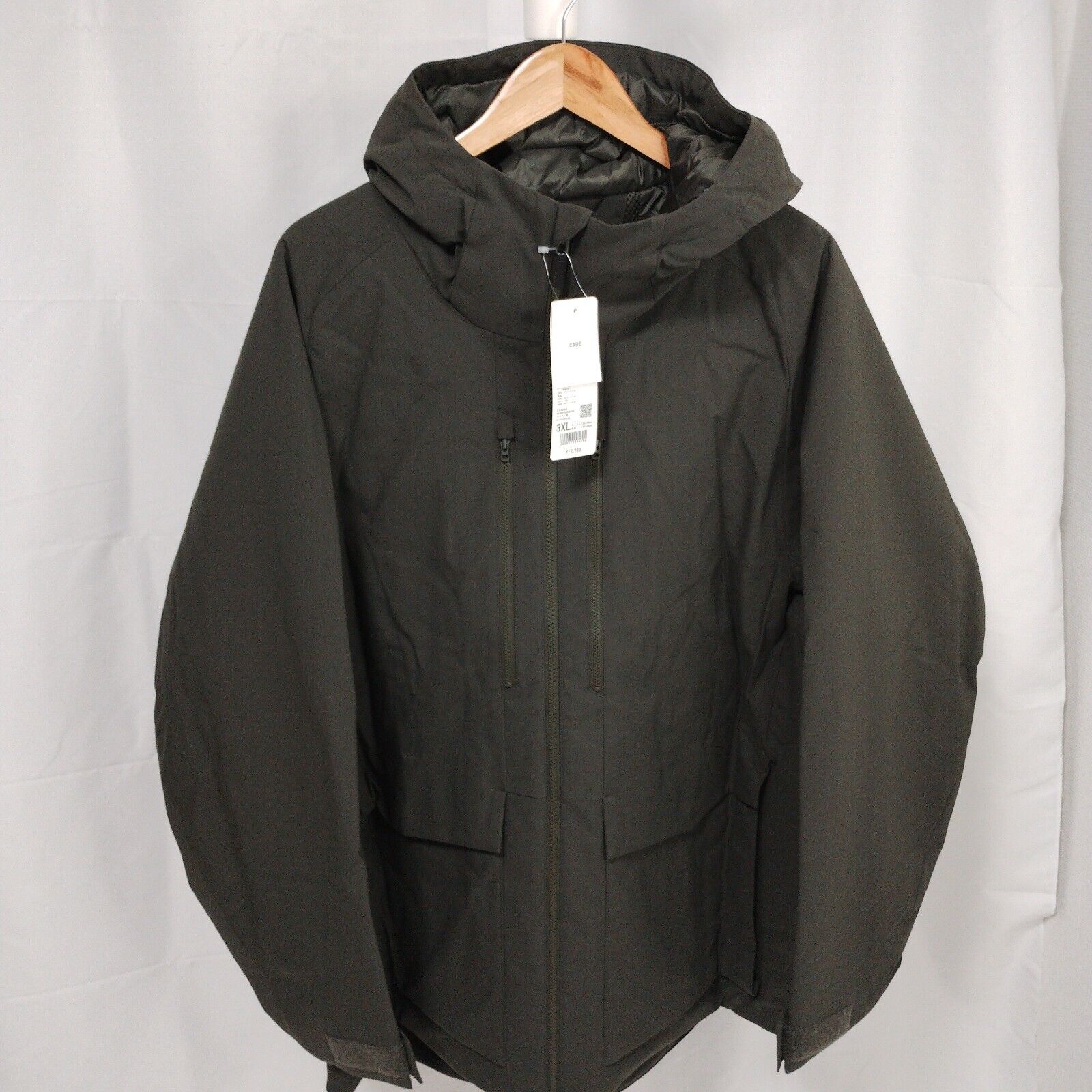 Uniqlo Hybrid Down Parka (3D Cut) 2023AW DARK GREEN JP 3XL Uniqlo Hybrid Down Parka (3D Cut) 2023AW DARK GREEN JP 3XL