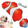 VAIZIQ Plush Toy, Flopping Fish Electric Moving Dog Fish Toy, Interactive Pet Toys for Dog Exercise, Small and Medium Dogs
