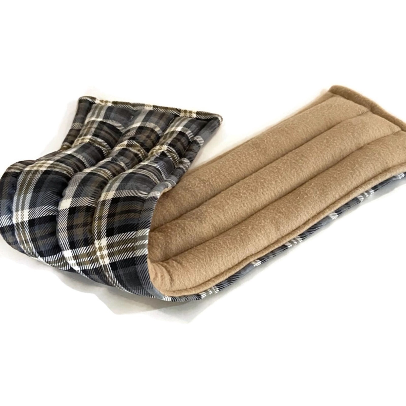 Heat Pack Neck Wrap, XL Long Wide Microwavable Heating Pad Flax Rice Neck Warmer