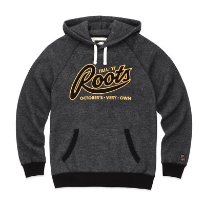 Pre-owned Own October's Very  Ovo X Roots Fall'17 Hoodie Black Pepper Large Drake Hoody