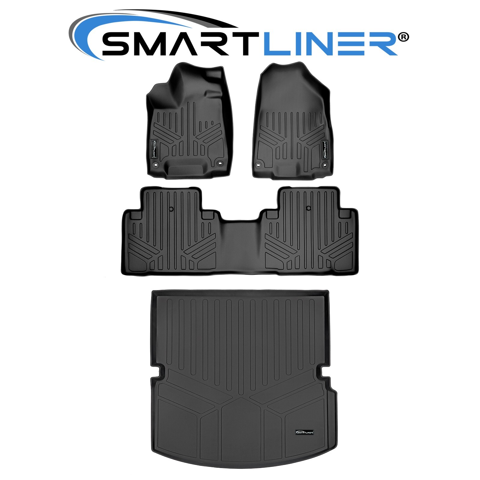 SMARTLINER Custom Fit Floor Mats and Cargo Liner Set 2014-2020 Acura MDX