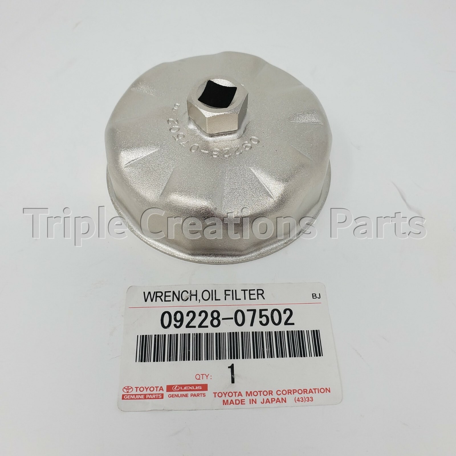 toyo専用 TOYOTA GENUINE 09228-07502 WRENCH OIL FILTER OEM 0922807502