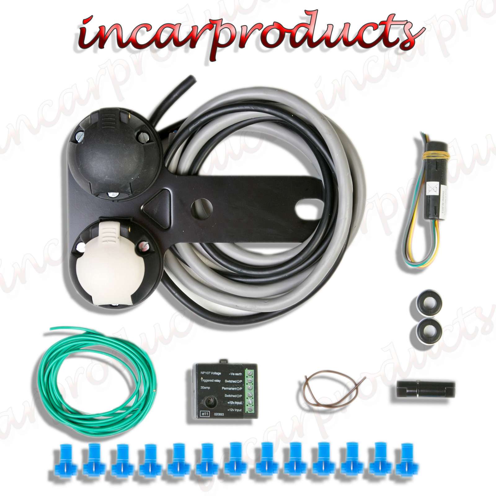 12N and 12S full Twin Towing Electrics Towbar wiring kit