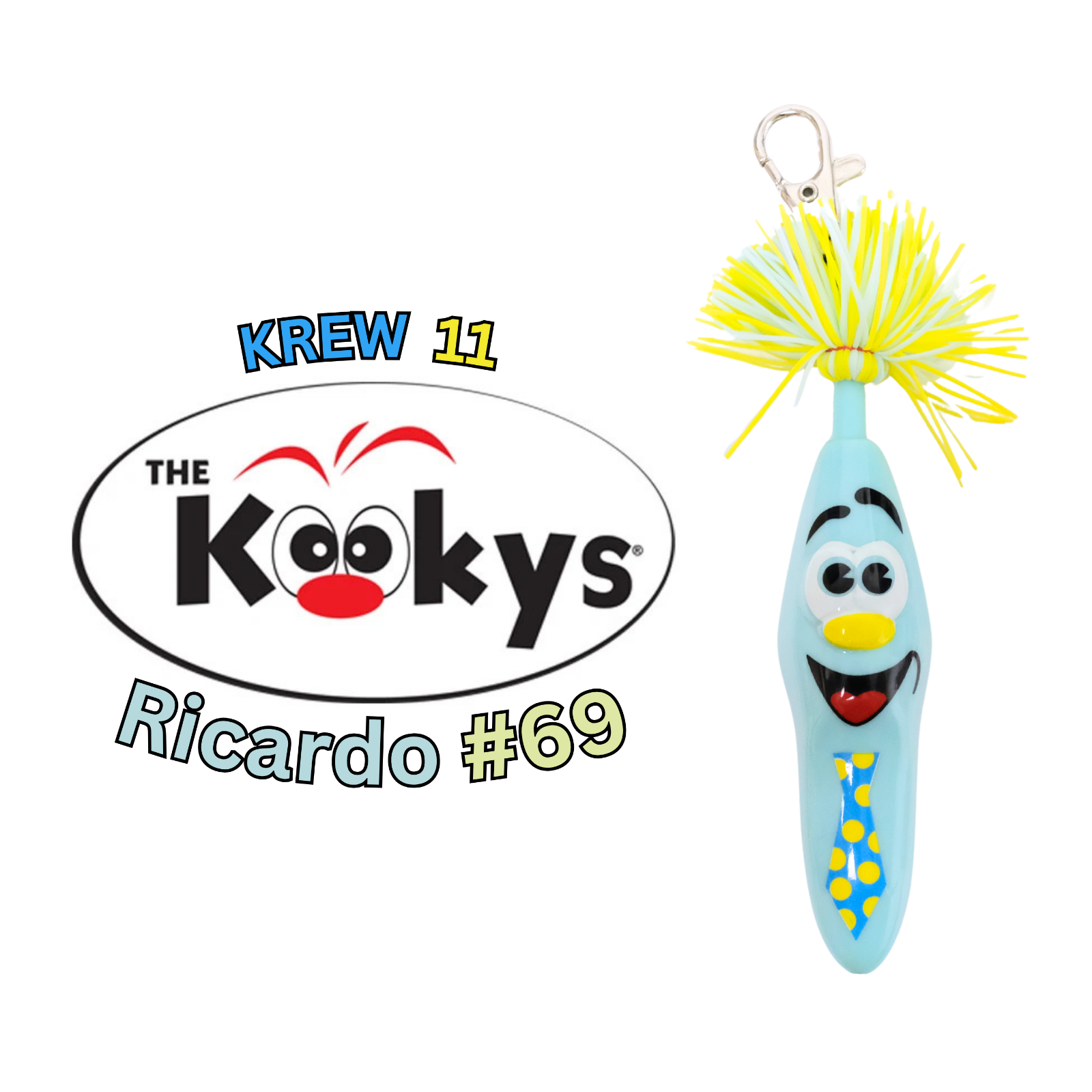 Kooky Klicker Rare Kollectible Key Chain Ball Point Pen | KREW 11 | Ricardo #69