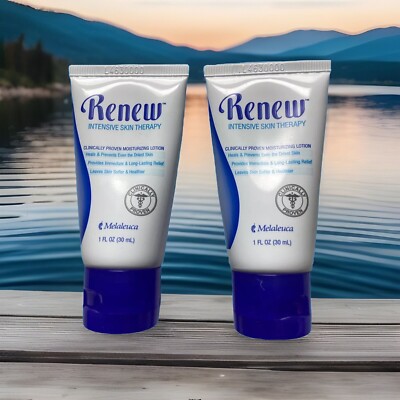 2 Pack Melaleuca Renew Intensive Skin Therapy Moisturizing Lotion 1 Oz