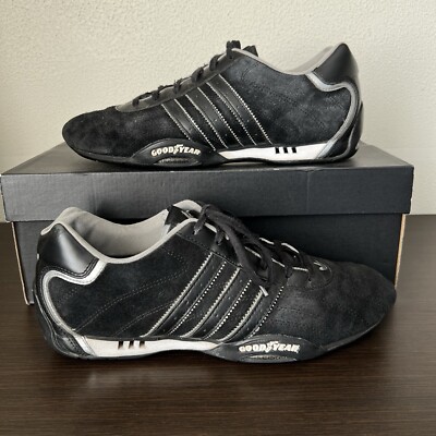 team adidas goodyear driving shoes mens us size 7 green 404124884803