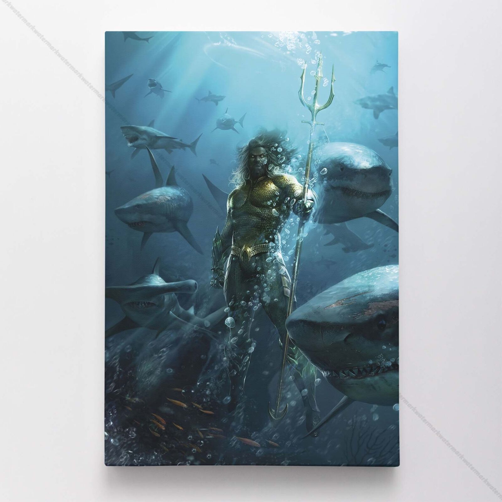 Aquaman Justice League Poster Canvas Vol 4 #11 DC Superhero Comic Book Art Print